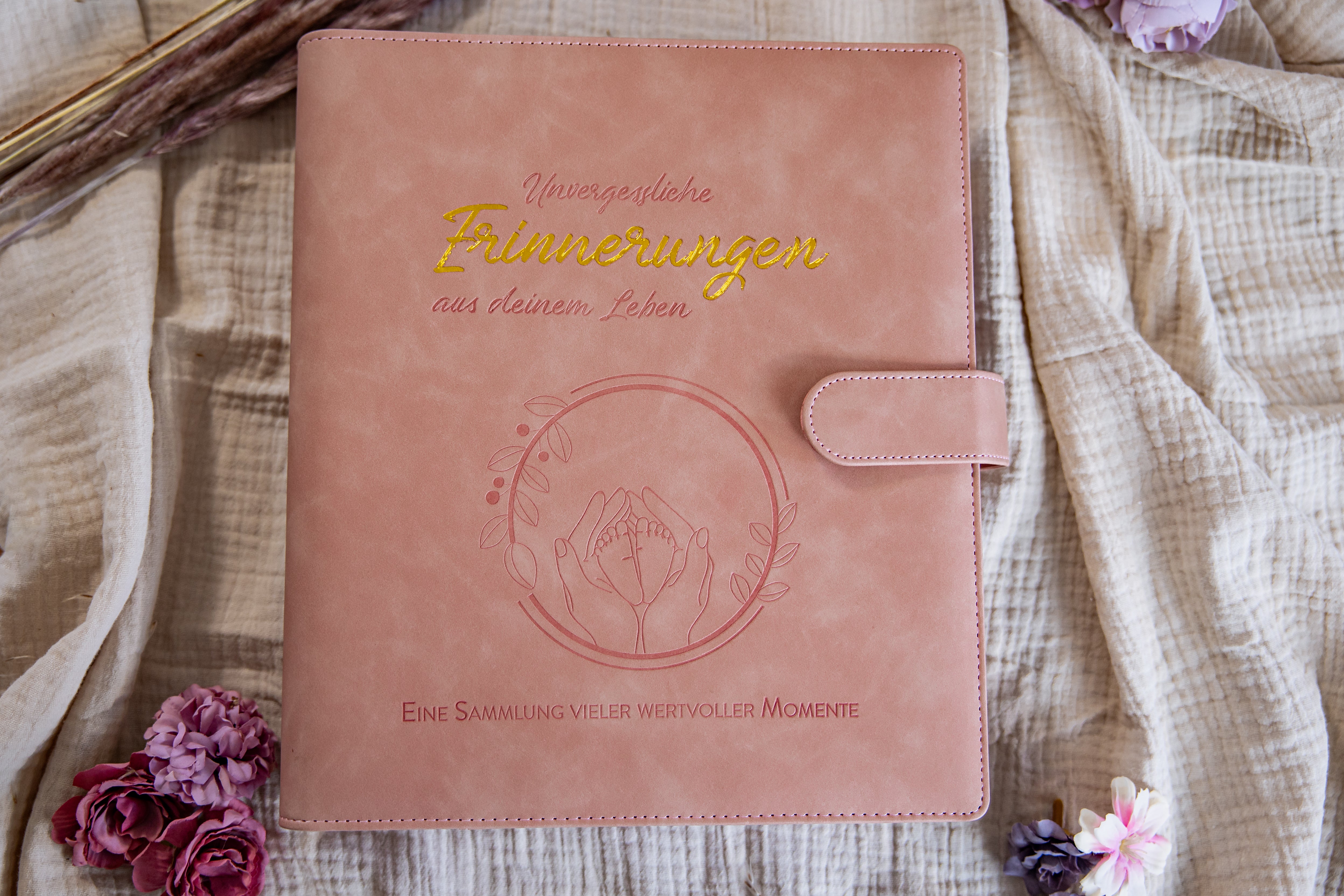 Ringbinder (Altrosa) inkl. Geschenkbox